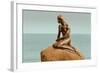 Little Mermaid Statue-null-Framed Art Print