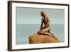 Little Mermaid Statue-null-Framed Art Print