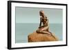 Little Mermaid Statue-null-Framed Art Print