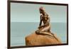 Little Mermaid Statue-null-Framed Art Print