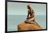 Little Mermaid Statue-null-Framed Art Print