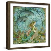 Little Mermaid-Linda Ravenscroft-Framed Giclee Print