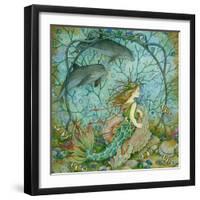 Little Mermaid-Linda Ravenscroft-Framed Giclee Print