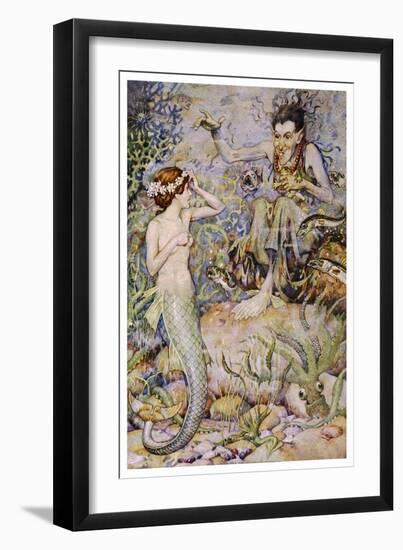 Little Mermaid-Monro S Orr-Framed Art Print