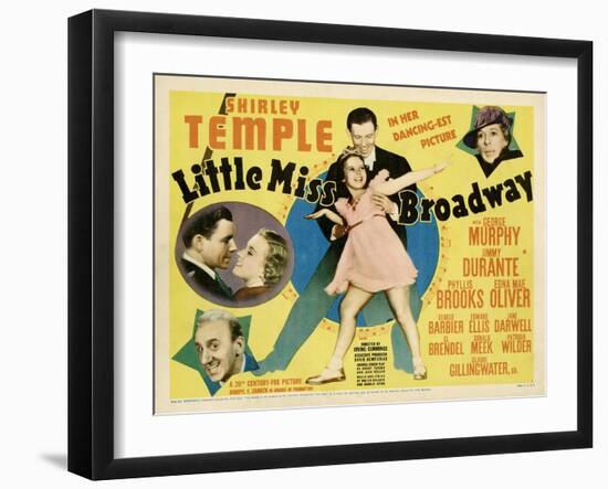 Little Miss Broadway, 1938-null-Framed Art Print