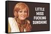 Little Miss F*cking Sunshine Funny Art Poster Print-Ephemera-Framed Stretched Canvas