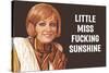 Little Miss F*cking Sunshine Funny Art Poster Print-Ephemera-Stretched Canvas