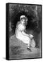 Little Miss Muffet, 19th Century-null-Framed Stretched Canvas