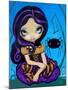 Little Miss Muffet-Jasmine Becket-Griffith-Mounted Art Print