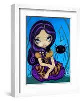 Little Miss Muffet-Jasmine Becket-Griffith-Framed Art Print