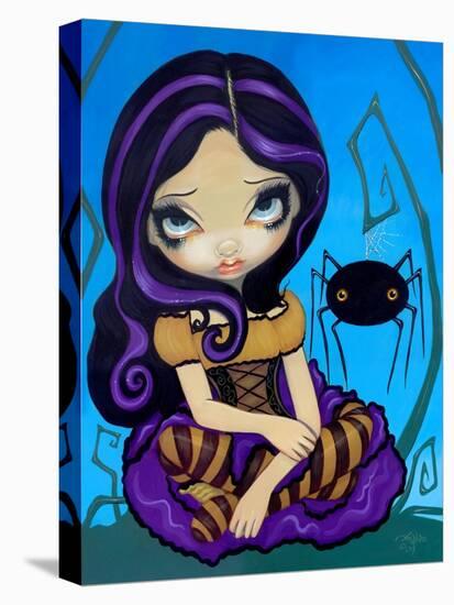 Little Miss Muffet-Jasmine Becket-Griffith-Stretched Canvas