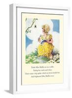 Little Miss Muffet-null-Framed Art Print