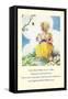 Little Miss Muffet-null-Framed Stretched Canvas