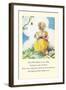 Little Miss Muffet-null-Framed Art Print