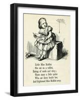 Little Miss Muffet-T. Dalziel-Framed Art Print