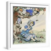 Little Miss Muffet-Jesus Blasco-Framed Giclee Print