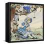 Little Miss Muffet-Jesus Blasco-Framed Stretched Canvas