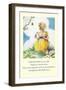 Little Miss Muffet-null-Framed Art Print