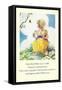 Little Miss Muffet-null-Framed Stretched Canvas