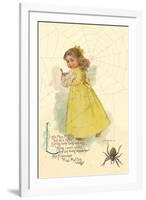 Little Miss Muffett-Maud Humphrey-Framed Art Print