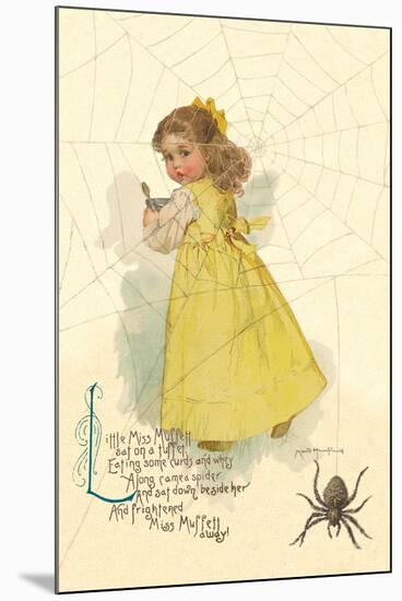 Little Miss Muffett-Maud Humphrey-Mounted Art Print