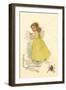 Little Miss Muffett-Maud Humphrey-Framed Art Print