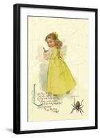 Little Miss Muffett-Maud Humphrey-Framed Art Print