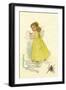 Little Miss Muffett-Maud Humphrey-Framed Art Print