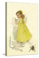 Little Miss Muffett-Maud Humphrey-Stretched Canvas