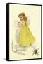 Little Miss Muffett-Maud Humphrey-Framed Stretched Canvas