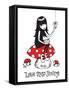 Little Miss Strange-Emily the Strange-Framed Stretched Canvas