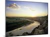 Little Missouri River at Sunset in Theodore Roosevelt National Park, North Dakota, USA-Chuck Haney-Mounted Photographic Print