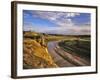 Little Missouri River in Theodore Roosevelt National Park, North Dakota, USA-Chuck Haney-Framed Photographic Print