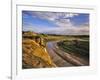 Little Missouri River in Theodore Roosevelt National Park, North Dakota, USA-Chuck Haney-Framed Photographic Print