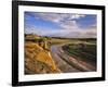 Little Missouri River in Theodore Roosevelt National Park, North Dakota, USA-Chuck Haney-Framed Photographic Print