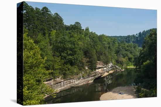 Little Missouri River, Ozark National Forest, Arkansas, United States of America, North America-Michael Runkel-Stretched Canvas