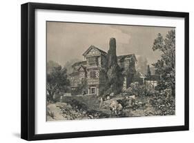 Little Moreton Hall, Cheshire, 1915-HL Pratt-Framed Premium Giclee Print