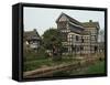 Little Moreton Hall, Cheshire, England, United Kingdom, Europe-Scholey Peter-Framed Stretched Canvas