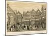 Little Moreton Hall, Cheshire-Joseph Nash-Mounted Giclee Print