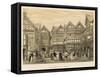 Little Moreton Hall, Cheshire-Joseph Nash-Framed Stretched Canvas