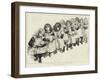 Little Mothers, a Study at an Infant School-Charles Paul Renouard-Framed Giclee Print