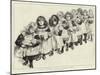 Little Mothers, a Study at an Infant School-Charles Paul Renouard-Mounted Giclee Print