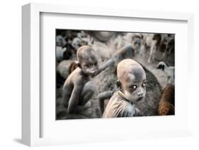 Little Mundari Shepherd-Trevor Cole-Framed Photographic Print