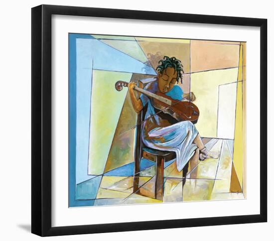 Little Musician II-Nathaniel Barnes-Framed Art Print