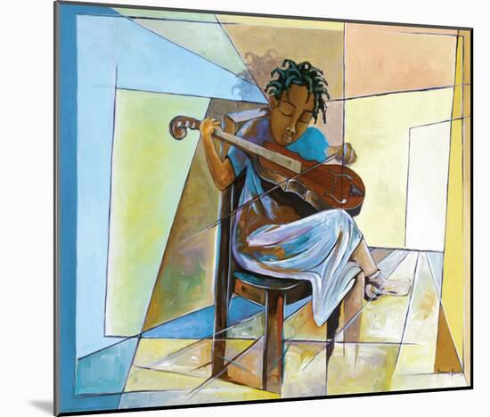 Little Musician II-Nathaniel Barnes-Mounted Art Print