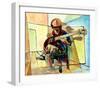 Little Musician-Nathaniel Barnes-Framed Art Print