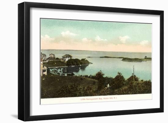 Little Narragansett Bay, Watch Hill, Rhode Island-null-Framed Art Print