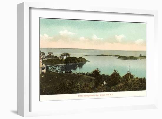 Little Narragansett Bay, Watch Hill, Rhode Island-null-Framed Art Print