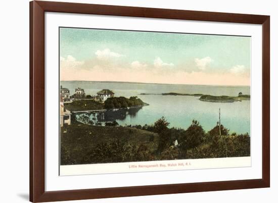 Little Narragansett Bay, Watch Hill, Rhode Island-null-Framed Art Print