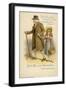 Little Nell and Her Grandfather, from the Old Curiosity Shop-Charles Dickens-Framed Giclee Print